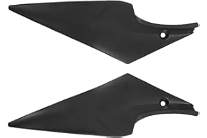 ACAGALA 2pcs Gas Tank Side Fairing Left Right Compatible with GSXR 600 750 2006‑2007 (Black)