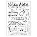 Original Christmas Wishes Clear Stamps For DIY Scrapbooking Decoration Card Making Supplies