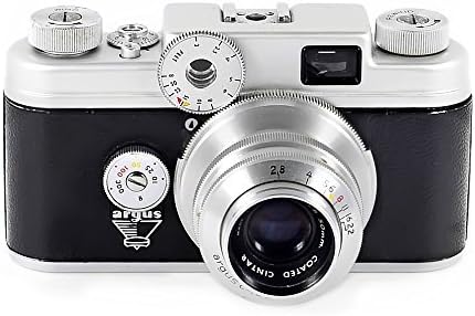 Argus C-4 35mm Rangefinder Camera with 50mm f/2.8 Coated Cintar Lens - Vintage 1950s