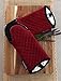 Cuisinart Silicone Oven Mitts, 2pk - Heat Resistant Quilted Oven Gloves to Safely Handle Hot Cookware - Soft Insulated Deep Pockets, Non-Slip Grip and Convenient Hanging Loop - Red Dahlia