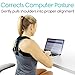 Vive Back Posture Corrector - Upper Neck Posture & Shoulder Support Hunchback Brace - Men and Women Under Clothes Straightner Device Improve Bad Slouch Hump, Forward Head Slouching Alignment (Medium)