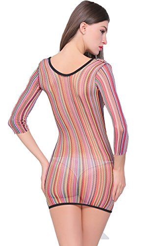 3 None+Temptation+Stretch+Transparent+Sleepwear