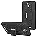 Amzer Impact Resistant Hybrid Warrior Case for Xiaomi Redmi Note 2 - Retail Packaging - Black
