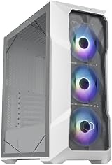 Cooler Master MasterBox TD500 Mesh V2 White E-ATX Mid-Tower PC Case 3 ARGB Fans