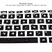 Keyboard Cover Compatible with 2019 2018 HP Pavilion 15 Series /2019 2018 HP Pavilion x360 15.6” Series/HP Envy x360 15.6” Series/HP Envy 17 Series/HP Laptop 15t 17t 17-ca0011nr 17-by0040nr -Black