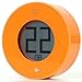 Deercy Digital Kitchen Timer, Big Digits, Magnet Backing, Simple and Easy-to-Use Timer for Cooking, Baking, Classroom, Gym(Orange)