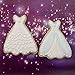 Princess Dress, Sweet Cookie Crumbs Cookie Cutter, Stainless Steel, Dishwasher Safe