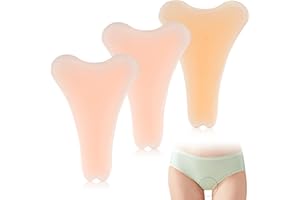 DSWY 3 pack concealer for women,Anti camel insert, guard, cover for leggings swimsuits all,Reusable invisible self-adhesive silicone pads for women.