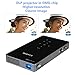 Mileagea CXP650 Smart Pico Video Projector Portable WXGA 720p Resolution WiFi Connection for Smartphone HDMI(Input)