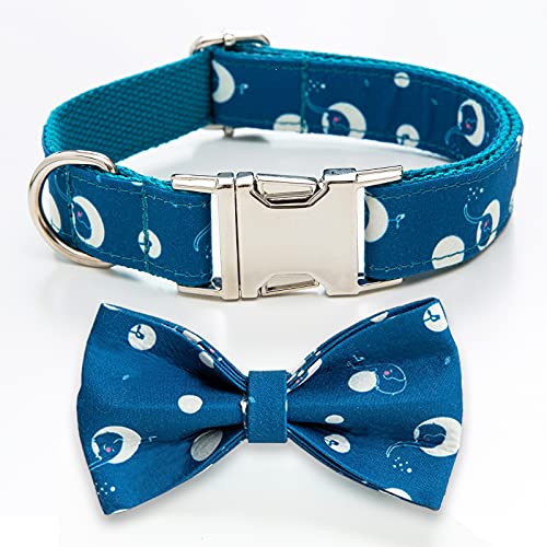 large dog collar with bow