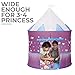 Unicorn Princess Kids Play Tent Fairy Castle - Imaginative Play and Creativity with 8 Erasable Fabric Markers for Indoor and Outdoor Play. Popup and Fully Foldable with Storage Bag