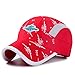 Home Prefer Kids Boys Lightweight Quick Drying Sun Hat Outdoor Sports UV Protection Caps Mesh Side Ball Cap Red