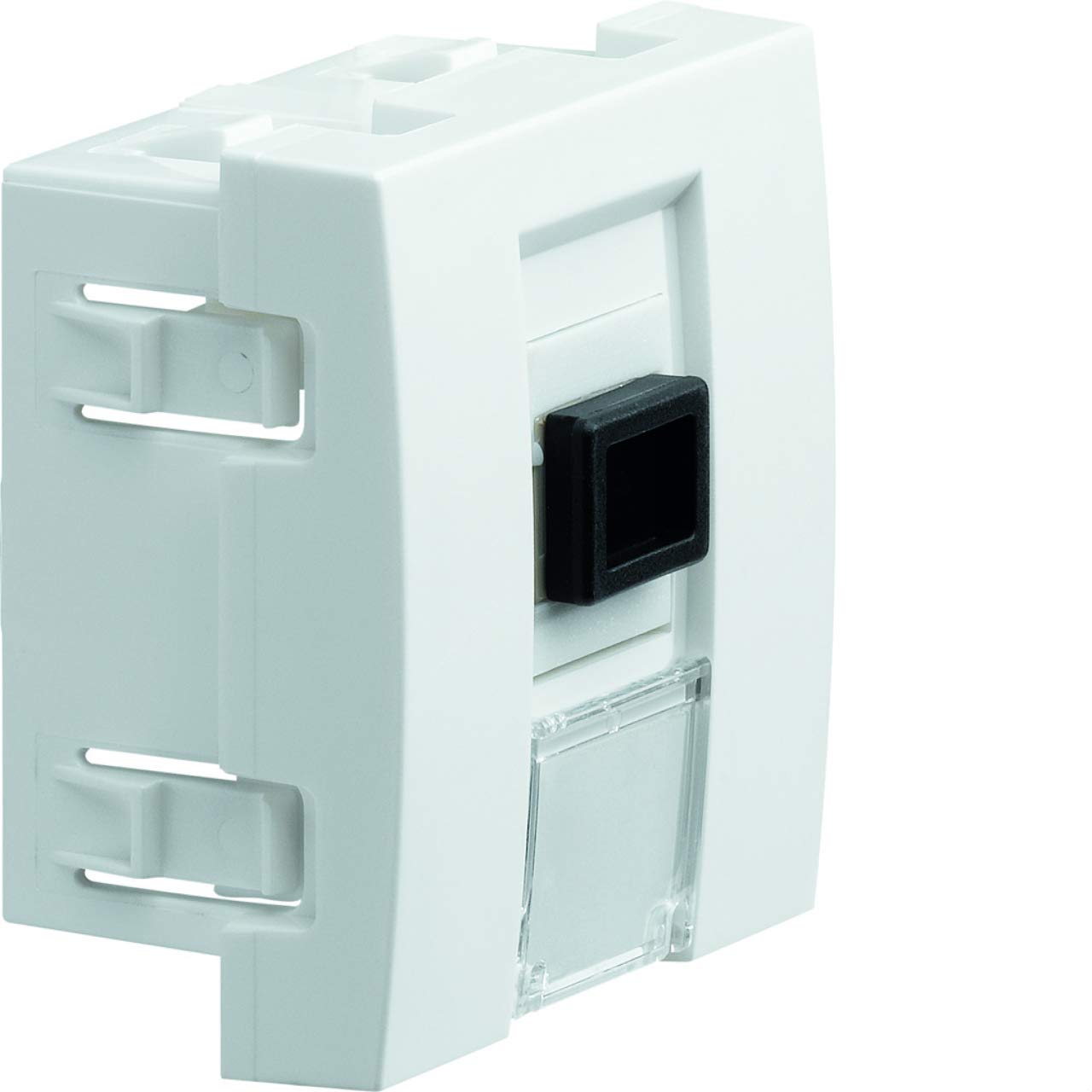 Hager systo – Toma Optic Cable Connector SC systo 2 Module White