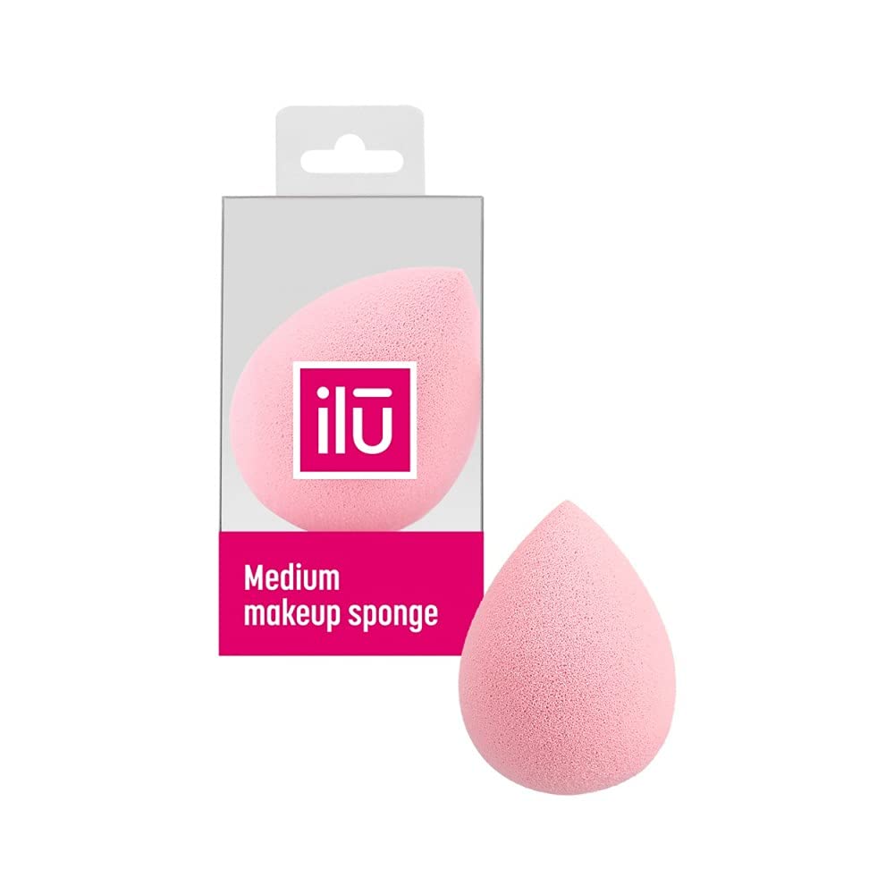T4B ILU Raindrop Shaped Medium Size Pink Makeup Sponge 3,9 cm / 1.53 inch