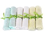 Brooklyn Bamboo 10x10-Inch Hypoallergenic Baby Wipes - Neutral Assorted (Pack of 6)