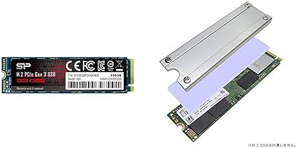 Amazon セット買い シリコンパワー Ssd 256gb 3d Nand M 2 2280 Pcie3 0 4 Nvme1 3 P34a80シリーズ 5年保証 Sp256gbp34a80m28 長尾製作所 M 2 Ssd用ヒートシンクカバーss M2s Hs02 シリコンパワー 内蔵ssd 通販