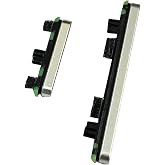 Power On Off Button Volume Button Side Key Replacement Part for Google Pixel 7 Pro (Snow/Silver)