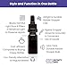 Infinity Jars 10 ML (0.34 Fl oz) UV-Black Glass Tincture Bottle & Dropper Leak‑Proof Travel Vial for Essential Oils, Serums, Micro-Doses, Herbal Extracts Pack