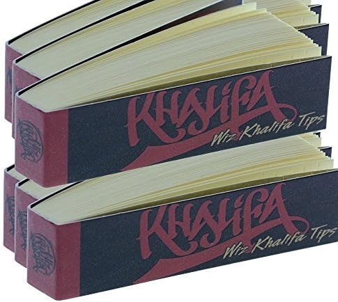 Wiz Khalifa Perforated Hemp Cotton Rolling Paper Tips (6 Packs)