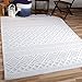 Orian Rugs Coastal Diamond Area Rug, 5 ft 2 in x 7 ft 6 in, Ivory