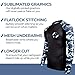 Gold BJJ Jiu Jitsu Rashguard - Camo Long Sleeve Rash Guard Compression Shirt for No-Gi, Gi, MMA (Black Camo, M)