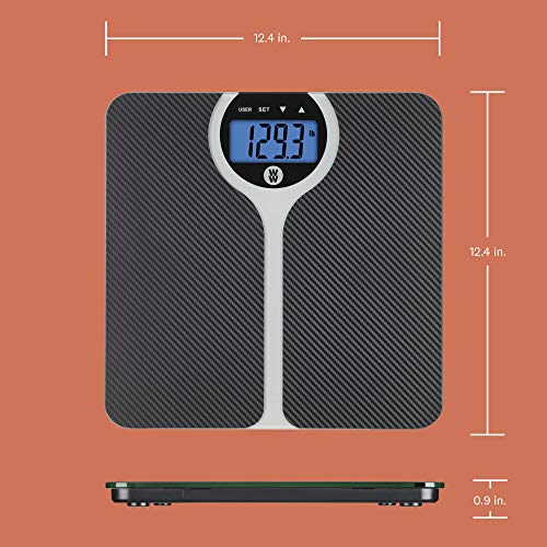 Weight Watchers Scales by Conair Bathroom Scale for Body Weight, Digital BMI Scale for 4 Users