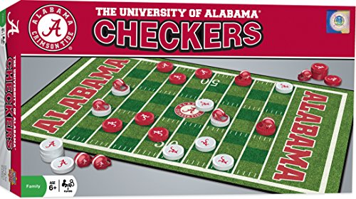 NCAA Alabama Crimson Tide Checkers, Gray, Small