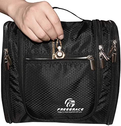 Hanging Toiletry Bag Extra Large Capacity | Premium Travel Organizer Bags For Men And Women | Durable Waterproof Nylon Bathroom, Shower, Makeup Bag For Toiletries, Cosmetics, Brushes 6 Hanging Toiletry Bag Extra Large Capacity | Premium Travel Organizer Bags For Men And Women | Durable Waterproof Nylon Bathroom, Shower, Makeup Bag For Toiletries, Cosmetics, Brushes