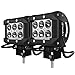Senlips CREE LED Lights (2 Pack) - 18W 1800LM Spotlight Bar Great for Off-Road Jeeps, SUVs, Boats and More - 6000K White Light Color Temperature, Waterproof