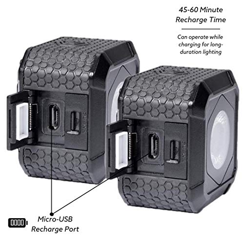 Lume Cube AIR - Two Pack - Magnetic LED Light for Photo, Video, and Content Creation, Waterproof On-Camera LED for Sony, Canon, Nikon, Panasonic, Fuji, Smartphone, GoPro...