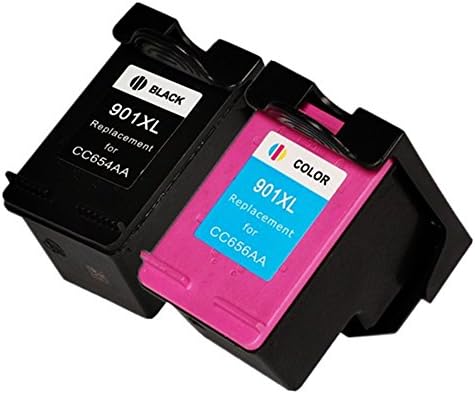 Remanufactured Ink Cartridge Replacement for HP 901XL For HP901XL CC654AA CC656AA Inkjet Cartridge (Black &amp; Tri-Color)