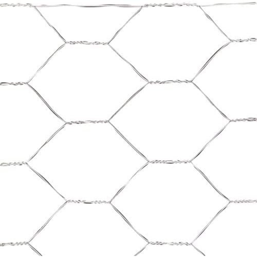 Saturnia 31/50cm Triple Twist Wire Mesh Correlates Cages Chicken Coop 50m Roll for Home Use