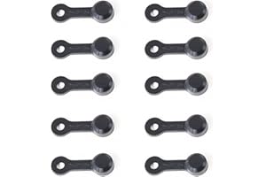 CUCUDAI Brake Bleeder Silicone Caps 6.5mm Dust Cover Brake Bleed Nipple Cap for Road Mountain Bike 10 Packs-Black