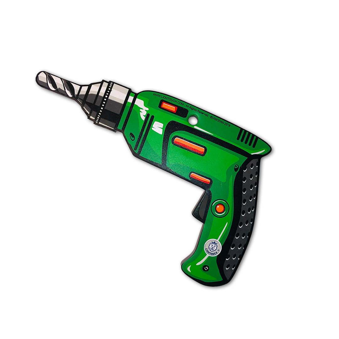 Liontouch - Toy Power Drill For Toddler Boys – 1 year up | Pretend Play Foam Toy Tools For Children | Ideal For Kid’s Educational Learning, Building & Construction Play
