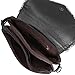 BMC Womens Textured Faux Leather Metal Accent Multi Compartment Clutch Handbag