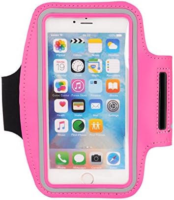 N2N Sport Armband Arm Package Cell Phone(4.7-Inch) Bag For iPhone 6 6s 7,Samsung Galaxy S3 S4 S2 with Key Holder (Pink)