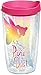 Tervis Disney-Tinkerbell Pixie Dust Insulated Tumbler with Wrap and Fuschia Lid, 16 oz, Clear