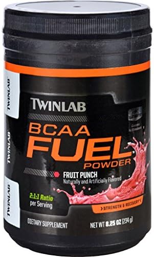 Twinlab BCAA Fuel - Fruit Punch - Powder - 8.25 oz