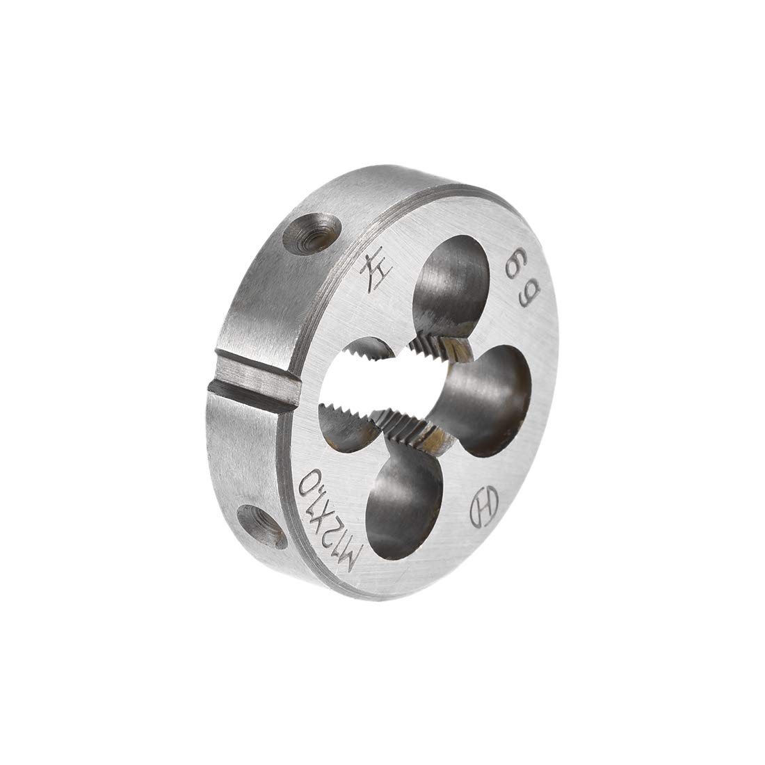 sourcing map M12 X 1 Metric Round Die, Machine Thread Left Hand Threading Die, Alloy Tool Steel Screw Thread Cutting Die