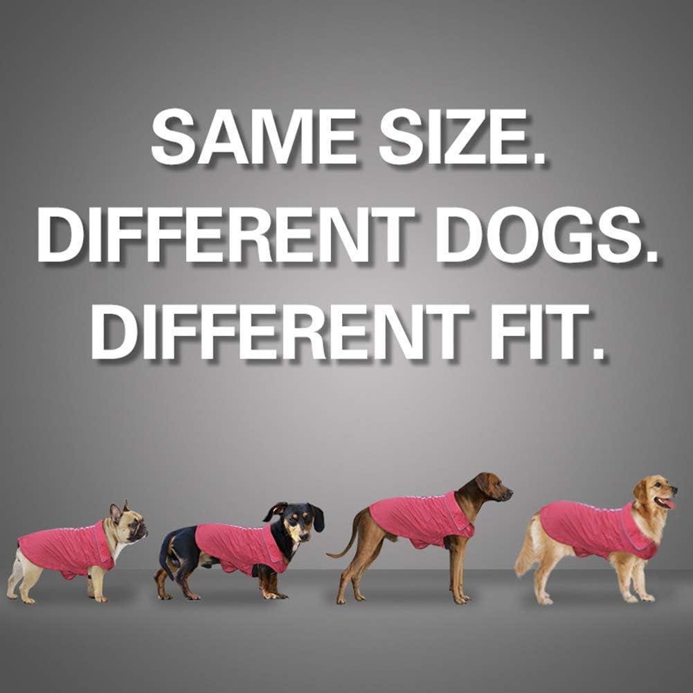 PETCEE Waterproof Dog Jacket Dog Winter Coat Dog Pet Vest for Cold Weather Dog Jacket for Medium Large Dogs with Lofty Collar-2 Layer (Black XL) : Kitchen & Dining