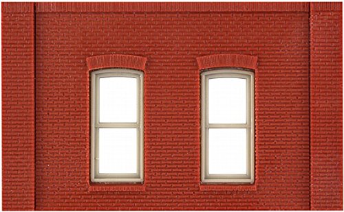 HO DPM 1 Story/2 Rectangular Window Wall (4)