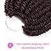 12 Inches 6 Packs Senegalese Spring Twist Hair with Curly Ends Short Ombre Crochet Hair Bounce Synthetic Crochet Braids (T1B-Burgundy)