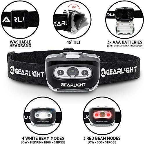 3 GearLight+Headlamp+Flashlight+S500+PACK