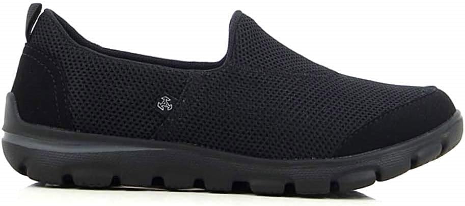 Ladies Womens Slip On Memory Foam Casual Walking Running Gym Trainers Shoes