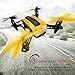 Holy Stone HS150 Bolt Bee Mini Racing Drone RC Quadcopter RTF 2.4GHz 6-Axis Gyro with 50KMH High Speed Headless Mode Wind Resistance Includes Bonus Battery