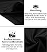 LAPASA Men's Thermal Underwear Set Soft Fleece Lined Long Johns Lightweight Base Layer Top & Bottom Winter Thermoflux 100 Mildly Warm M11 X-Large Black