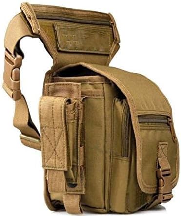 HengyunNew Drop Leg Bag Motorcycle Dirt Bike Cycling Thigh Pack Waist Belt (Brown)