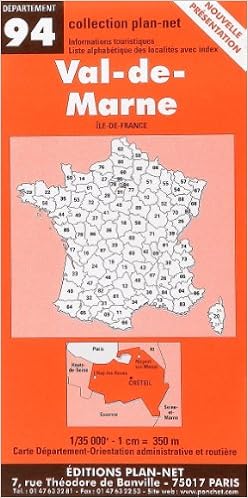 Amazon Fr Carte Routiere Val De Marne Cartes Ponchet Livres