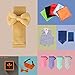 Dan Smith DRA7E01N Orange Solid Mens Microfiber Ascot Business- casual Groomsmen Cravat Happy Gift