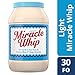 Kraft Miracle Whip, Lite, 30-Ounce Jars (Pack of 2)